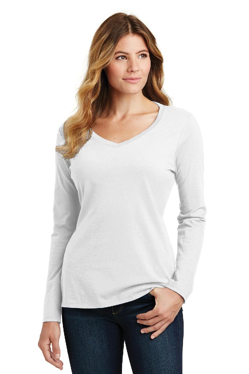 Port & Company &#174;  Ladies Long Sleeve Fan Favorite V-Neck Tee. LPC450VLS