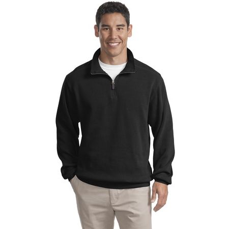 Port Authority - Flatback Rib 1/4-Zip Pullover. F220