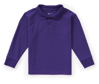  Preschool - Long Sleeve Pique Polo (Unisex)