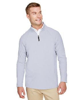 Devon & Jones CrownLux Performance® Men's Clubhouse Micro-Stripe Quarter-Zip.  ODGDW-DG480-EXL